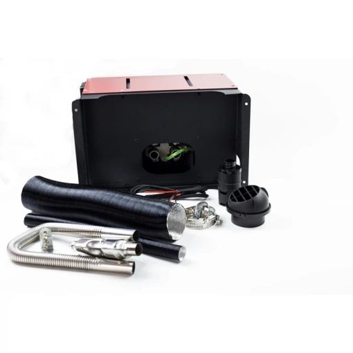 Sirocou / Sobă / Aerotermă / Încălzitor Diesel , Corp din Aluminiu - 12V (Baterie) - 220V (Priză), Portabil - DenisNetwork™