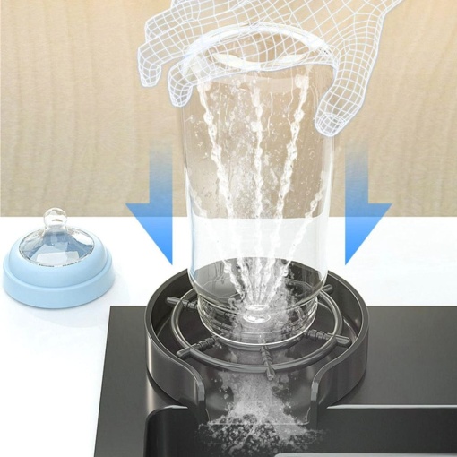 Spălător pahare chiuvetă smart aqua 3 cu funcții complete bucătărie modernă AlpinCool DenisNetwork