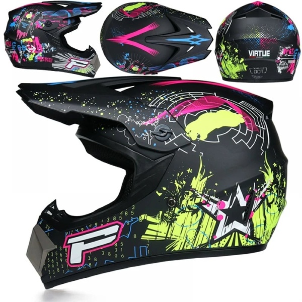 Cască Cross Inferno X cu Mănuși, Ochelari și Cagulă - Flytec™