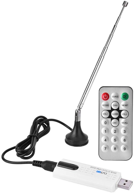 Tv Tuner USB Digital HDTV Receiver Support VHF/UHF Band pentru calculator