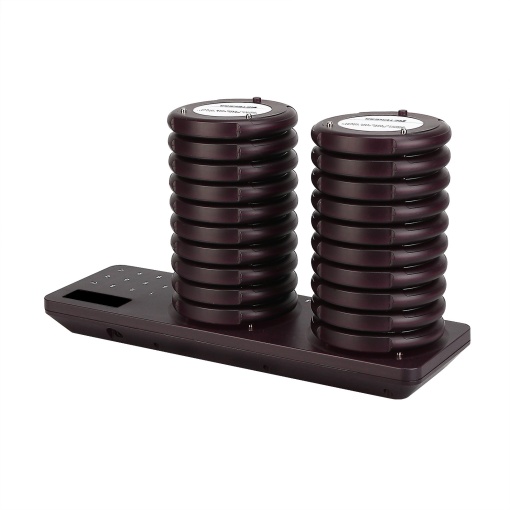 Kit pagere 20 canale pentru restaurante, fast-food, cafenele, sistem avansat de apelare fără fir