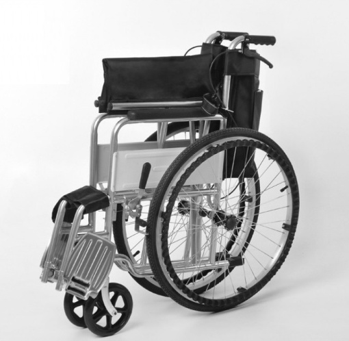 Classic wheelchair, stroller, modern folding wheelchair with brakes - Img 3