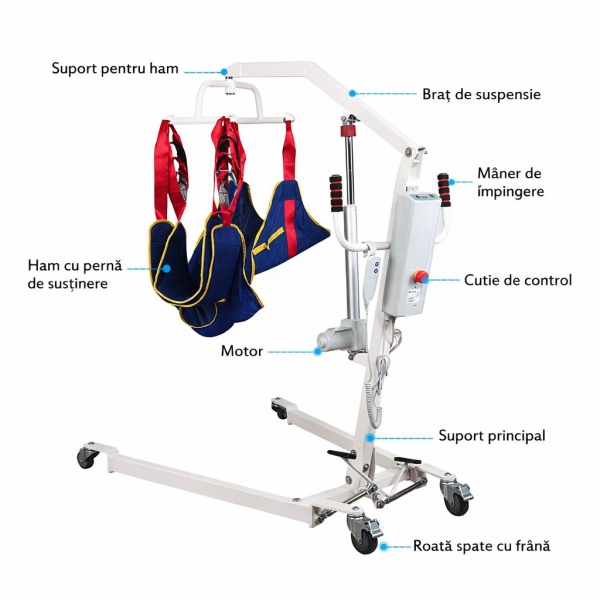 Elevator - Electric lift for immobilized patients max 185Kg DITTOM SafeLift 185 - Img 2