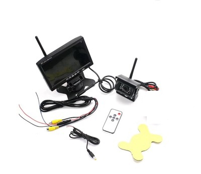 Kit marșarier /supraveghere wireless cu cameră și display de 7&amp;quot; 12V~24 - Img 9