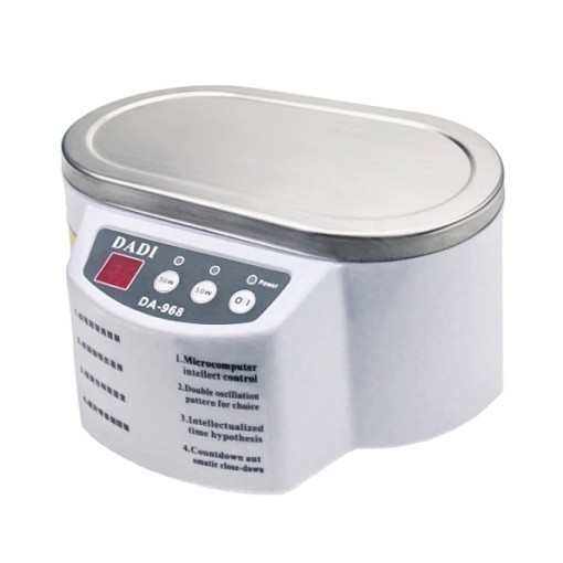 Ultrasonic cleaner with 0.6l tank for gold, silver, fine mechanics, watches, glasses, dentures, with timer - Img 2
