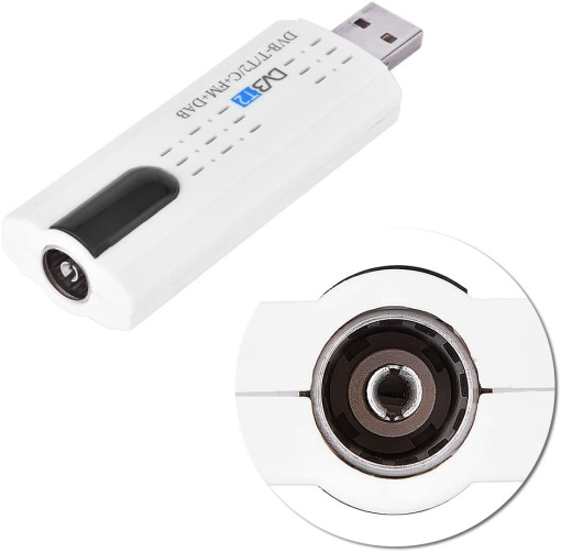 ТВ тунер USB DVB-T2 стик, USB 2.0 DVB-T2 DVB-T DVB-C + FM + DAB + SDR цифров HDTV приемник, поддържащ VHF/UHF диапазон за компютър - Img 3