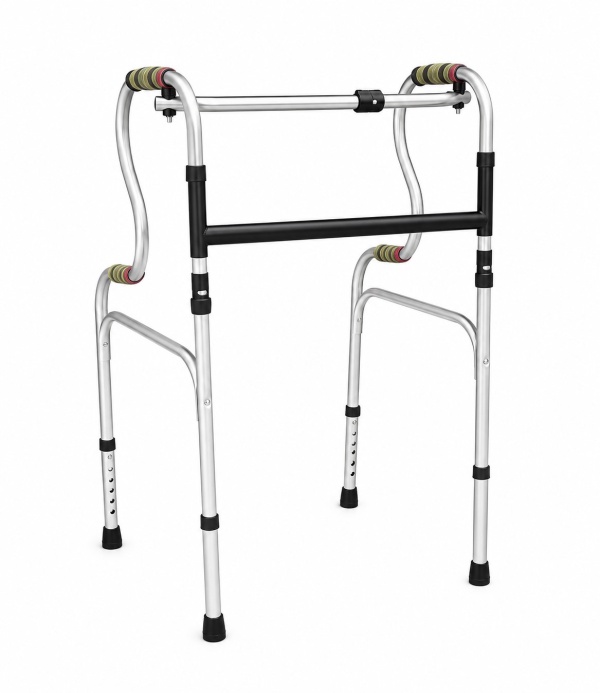 Adjustable Aluminum Walking Frame – Lightweight and Durable for Seniors and Medical Rehabilitation - Img 2