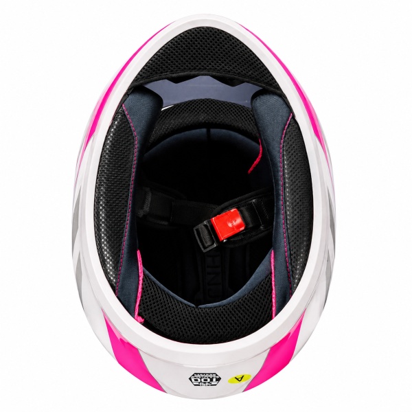 Cască Moto Integrală pentru Damă Full Face cu Vizieră Oglindă, Design Sport Aerodinamic, Ventilație Avansată și Căptușeală Confortabilă - Cască de Protecție pentru Motocicletă, Scuter și ATV - Img 5
