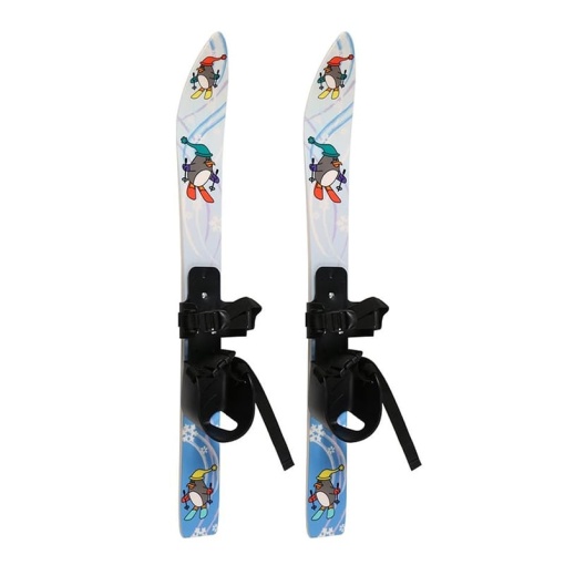 Schiuri de Coborare pentru Copii sau Incepatori cu Bete de Echilibru, Lungime 68 cm, pentru Zapada si sporturi de iarna