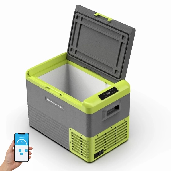 Frigidere SMART 30L 40l 50L auto cu compresor pentru rulotă, camion, dube 3,5t cu alimentare la brichetă, baterii panou solar cu congelare -20°C - DenisNetwork