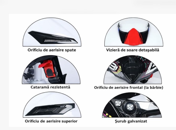 Green Pulse Off-Road Full Face Motocross Helmet, with Visor, Gloves and Balaclava – Flytec™ - Img 3