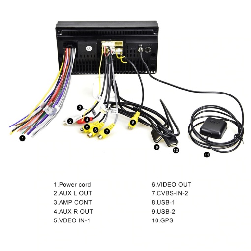Navigație SatLink™ Android 9.1, display 7 inch Vw , Nissan , Opel , Ford Wifi , Bluetooth , Waze, Conectori ajustabili și suporți prindere, Ramă 2DIN - Img 4