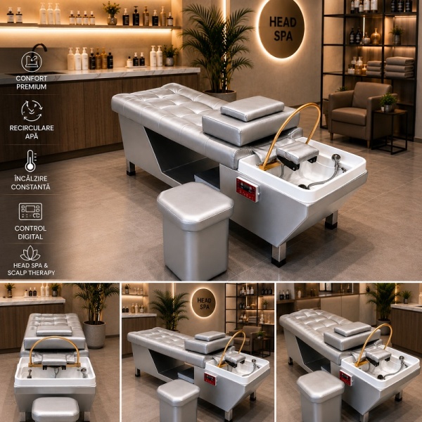Pat Head SPA Profesional Premium, Wellness &amp; Scalp Therapy, Spălat Păr - Img 2