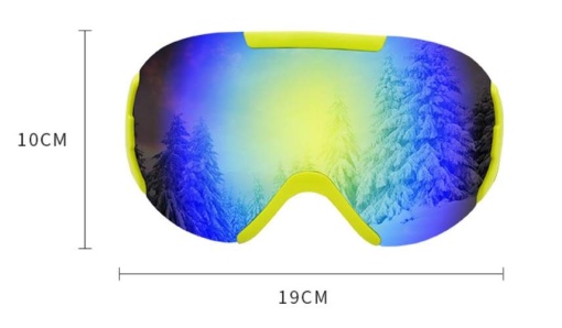 Ski / Skiing / Snowboarding / Snowmobile / Unisex Adult Goggles, with double ventilated anti-fog lenses, spherical mirror lens - Img 2