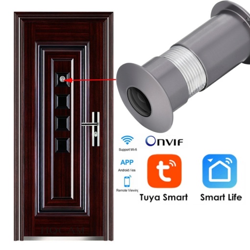TUYA 1080p WiFi дигитален визьор с детектор на движение - Satlink - Img 2