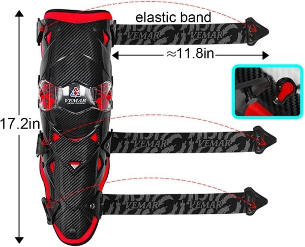 Genunchiere Motociclete, Off-Road, Enduro, Atv, Moto, Reglabile - Flytec™