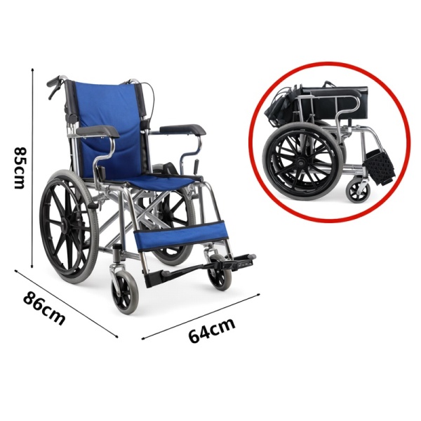 scaun-cu-rotile-pliabil-profesional-115kg-cadru-otel