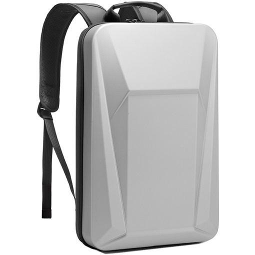 Rucsac pentru laptop, impermeabil, cu carcasă din plastic, sistem antifurt, port încărcare USB și USB-C
