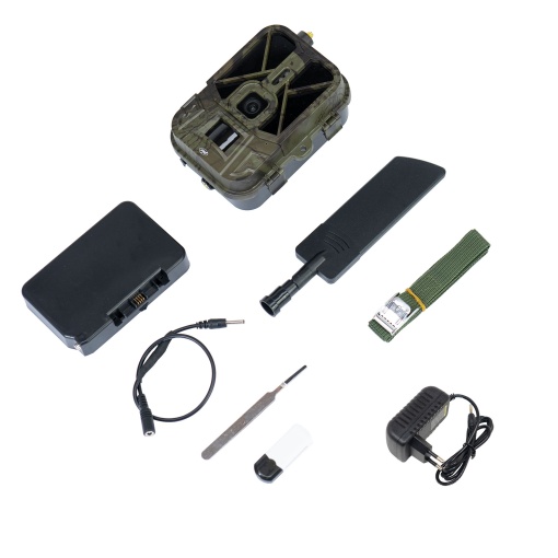 36Mp hunting camera with SIM and TUYA (Live broadcast on phone), 8000Mah battery, own screen - property surveillance, forests, isolated spaces - Img 3