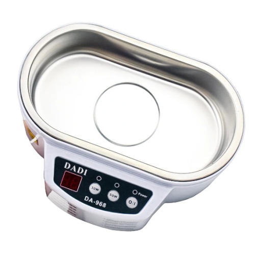 Ultrasonic cleaner with 0.6l tank for gold, silver, fine mechanics, watches, glasses, dentures, with timer - Img 4