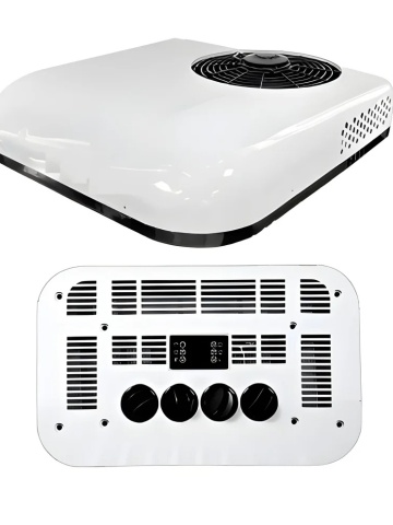 Автомобилен климатик 12V/24V, Таванен автомобилен климатик 2.6 KW, 21000 BTU, дистанционно управление