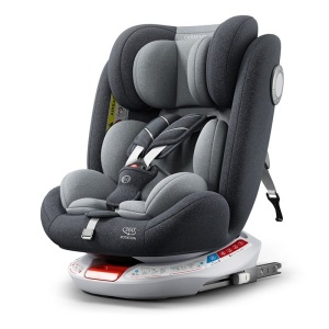 Scaun auto bebe ISOFIX rotativ 360 grade gri - Dr.Denis™