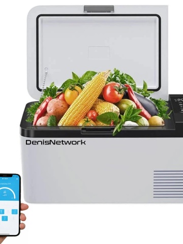Хладилник за кола 18L 12V 24V - DenisNetwork с компресор за микробуси