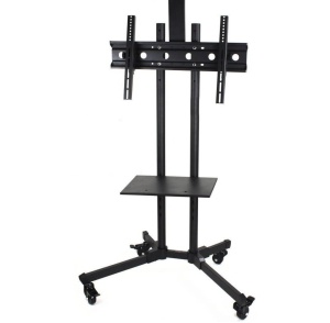 Stand/Stativ/Suport mobil 3 în 1 pentru TV de 32"-65" + Laptop cu roți blocabile, utilizare la ședințe, prezentări, petreceri etc.