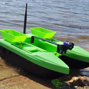 Boat/Model fishing boat planted and baited with Flytec D15 remote control, 3 tanks, 2 motors, 2x 5200mAh batteries - Img 10