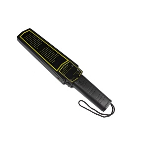 Detector de metale corporal portabil, tip baston pentru securitate și pază, impermeabil, Negru - Img 2