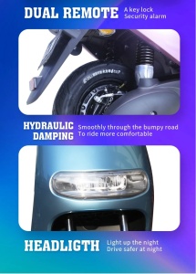 Electric Scooter 1200W / 72V - 20A - Speed, Comfort and Efficiency in One Package! - Img 2