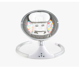 Electric Swing, Rocking Chair with Folding Roof and Mosquito Net for Babies, Bluetooth Connection, Telephone, Remote Control, Toys and Songs - Img 3