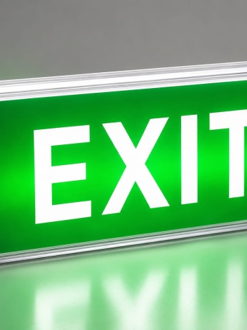 Lampă exit led 4w cu acumulator pentru evacuare de urgență