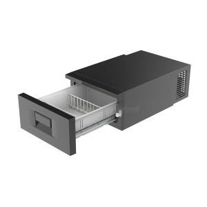 Frigider 20l Auto Încorporabil tip sertar pentru camion (24V), dube 3.5T (12V) la brichetă, rezistent la vibrații, cu compresor pe freon congelare -20C - Img 3