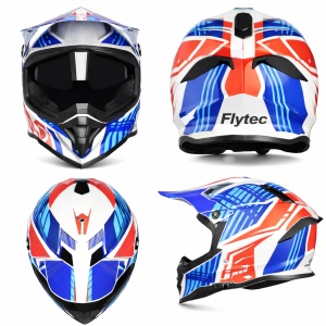 Full Face Motorcycle Helmet Eclipse Rider, Waterproof Visor, Adjustable Visor, Integrated Sunglasses Adventure / Touring/On-Road & Off-Road/Enduro Bonus Gloves + Balaclava + Wall Mount - Img 3