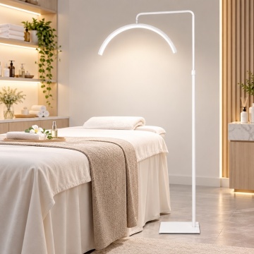 Lampă Semilună LED Profesională MoonLight 70 cm, 50W, Lumină Reglabilă, Manichiură, Gene, Cosmetică - Img 4
