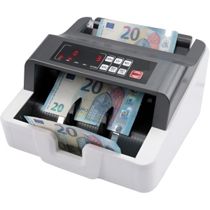 Mașină de numărat bancnote/bani și detecție falsuri, monitor client LCD, verificator de autenticitate UV/MG/MT/IR/DD, 1000 bancnote/min, 80W - DenisNetwork™ - Img 4