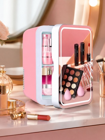 Mini Cosmetic Refrigerator for Skincare and Makeup, Cosmetics, Care Products – Cooling & Heating, 8l - Img 3