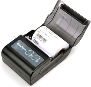 Mini Imprimantă mobilă, portabilă cu bluetooth, USB, cu hârtie termică 58mm, pentru telefon - Img 3