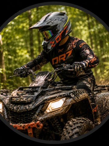 Premium Cross Rack Helmet Set with Gloves, Goggles, Balaclava for Motorcycles, Dirt Bike, Enduro, Atv - Flytec™ - Img 6