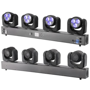 Bara de Lumini LED RGBW 4x10W Multicolor cu Display LCD, DMX si Control