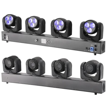 Bara de Lumini LED RGBW 4x10W Multicolor cu Display LCD, DMX si Control