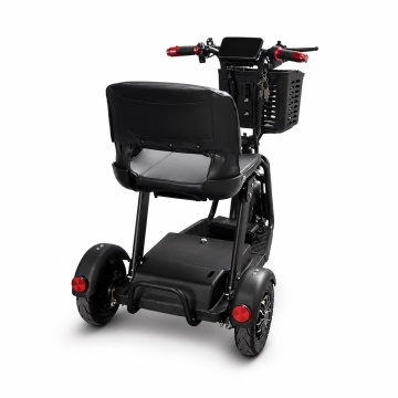 Scuter electric/Motocicleta pe 3 roti, cu sezut rabatabil si cos detasabil, inchidere la cheie cu alarma si pornire din cheie, pentru seniori - Img 3