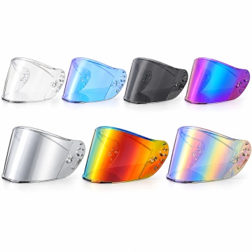 Set 7 Viziere pentru Cască Moto – Diferite Culori, Schimb Rapid, Aspect Premium - Img 1