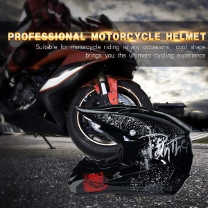 Set Cască Cross Panther cu Mănuși, Ochelari, Cagulă pentru Motociclete, Dirt Bike, Enduro, Atv, Mărime S, M, L, XL - Flytec™ - Img 5