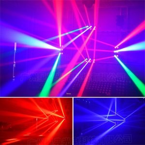 Set Efecte Lumini pentru Petrecere: Bara Rotativă LED RGBW MAX PartyBar cu Lumină Laser - Img 7