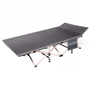 Sun lounger, folding bed, with metal structure and waterproof fabric for the beach, garden, terrace, for guests - Dittom™ - Img 3