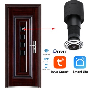 Vizor cu cameră WIFI / Transmisie pe telefon în timp real / TUYA / Inregistrare / Detectare mișcare - Img 4
