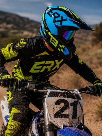Vortex Premium Cross Helmet Set with Gloves, Goggles, Balaclava and Helmet Mount for Motorcycles, Enduro, ATV and Dirt Bike - Flytec™ - Img 4