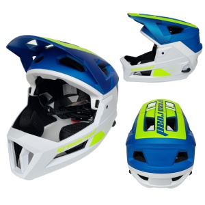 Cască MTB Full Face, Mountain Bike, Gri, Stil, Protecție și Performanță